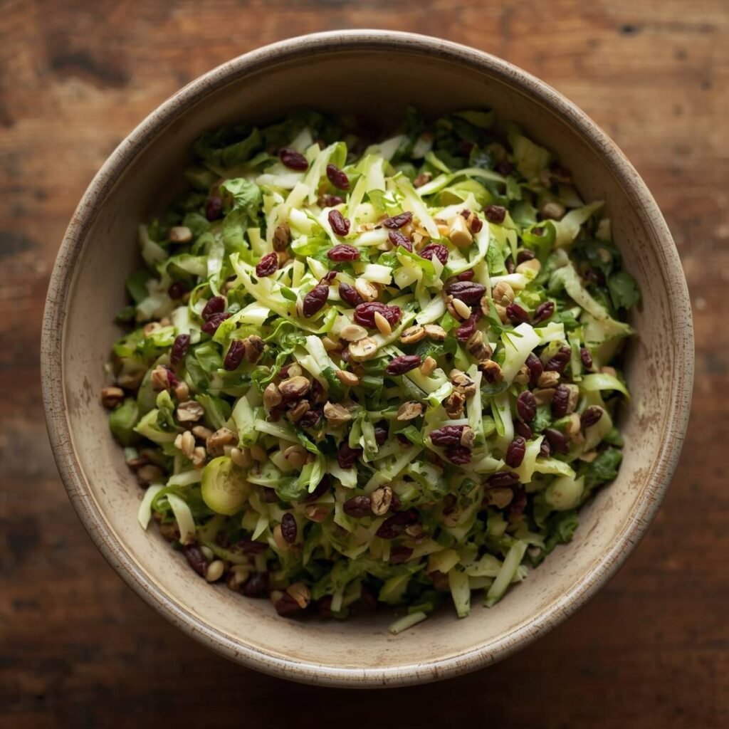 Vegan Brussels Sprouts Salad