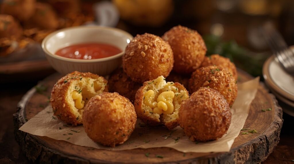 Air Fryer Macaroni and Cheese Balls