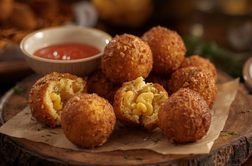 Air Fryer Macaroni and Cheese Balls