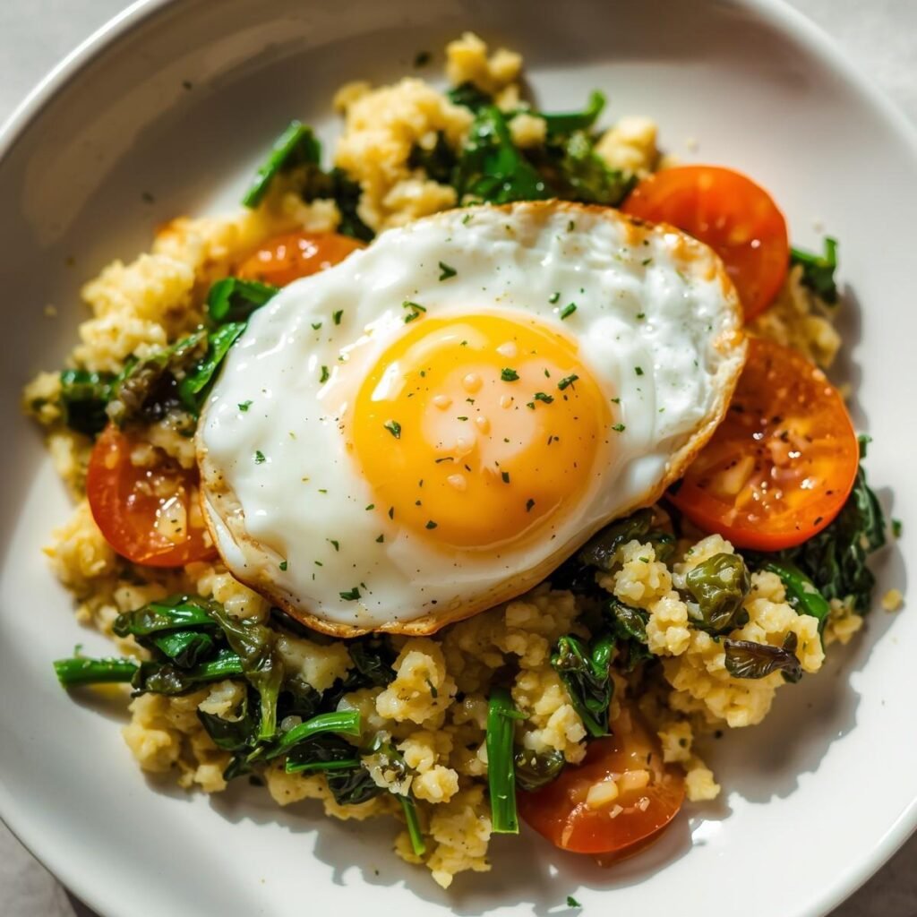 Low-Calorie Egg White Scramble