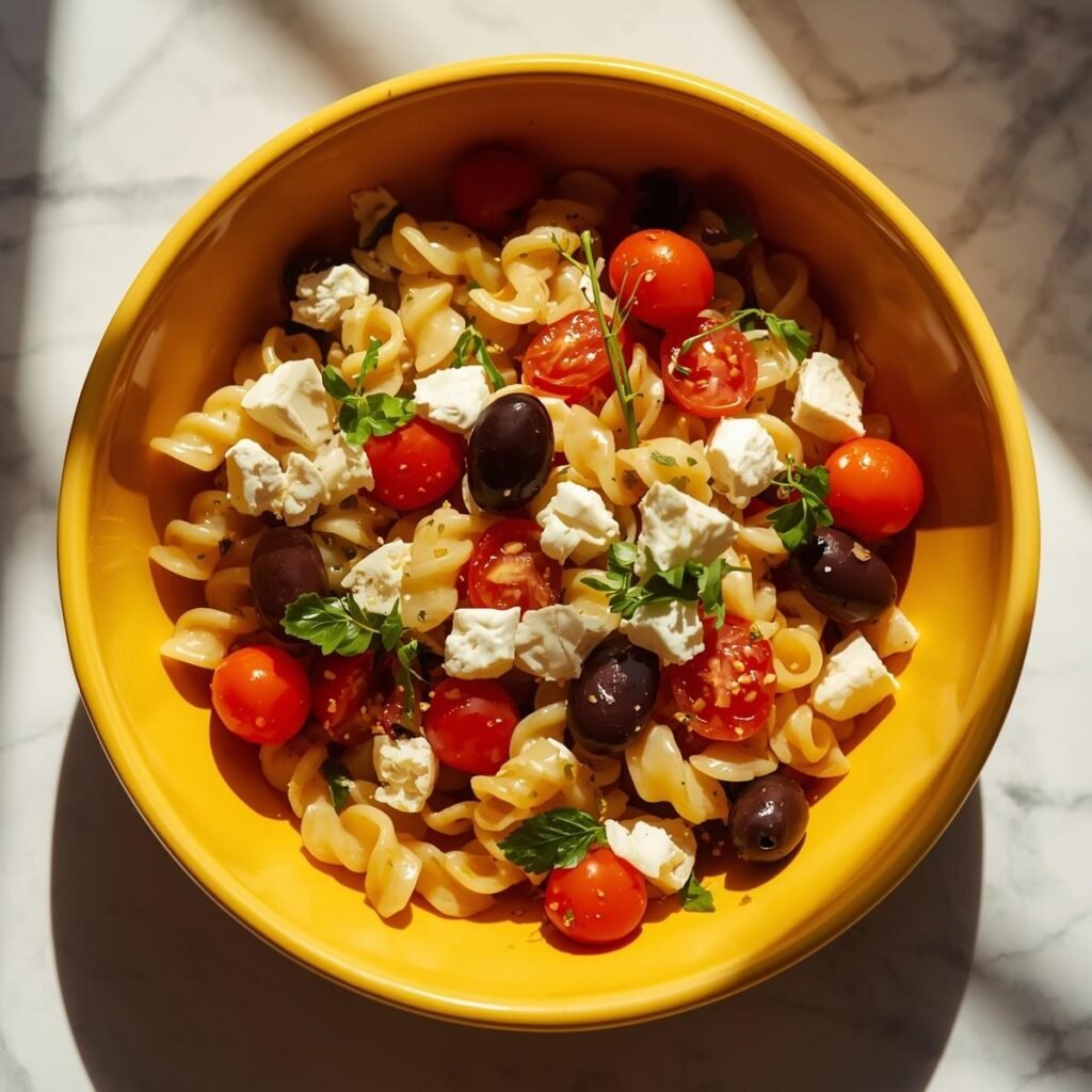 Mediterranean Gluten-Free Pasta Salad