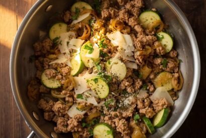 Thumbnail for Simple Ground Turkey and Zucchini Skillet — Lean & Veggie-Packed One-Pan Meal