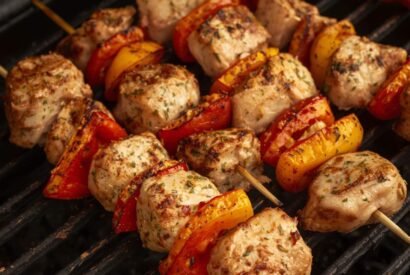 Thumbnail for Healthy Marinated Greek Chicken Kabobs
