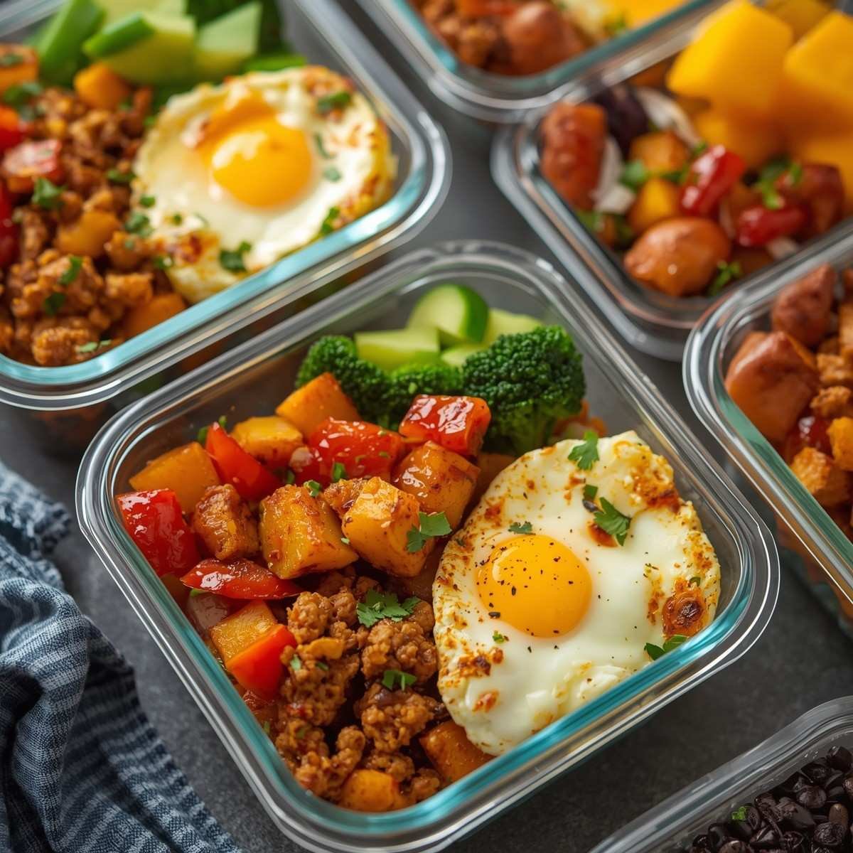 Healthy Meal Prep Breakfast Bowls