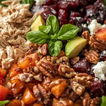 Best Ever Hearty Chicken & Beet Salad