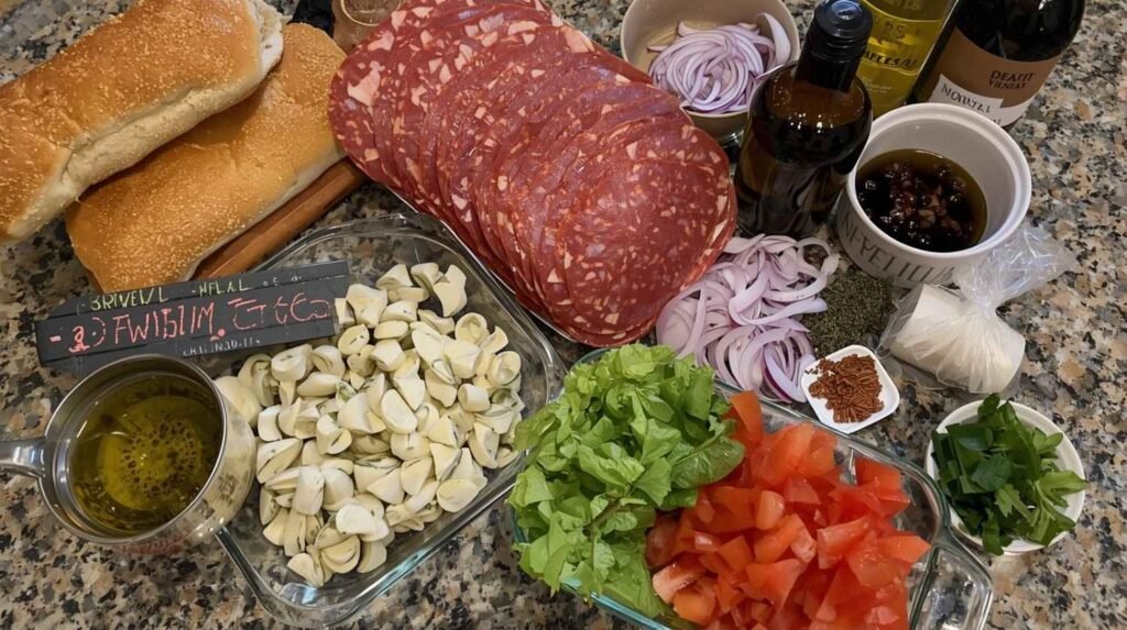 Ingredients Chopped Italian Sandwich