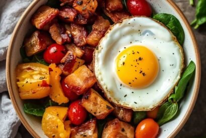 Thumbnail for Hearty Keto Bacon and Egg Breakfast Bowl — Protein-Packed Low-Carb Morning Meal