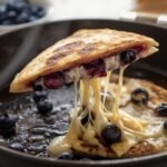 Keto Blueberry Breakfast Quesadilla