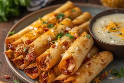 Thumbnail for Keto Chicken Bacon Ranch Taquitos — Easy Low-Carb Dinner