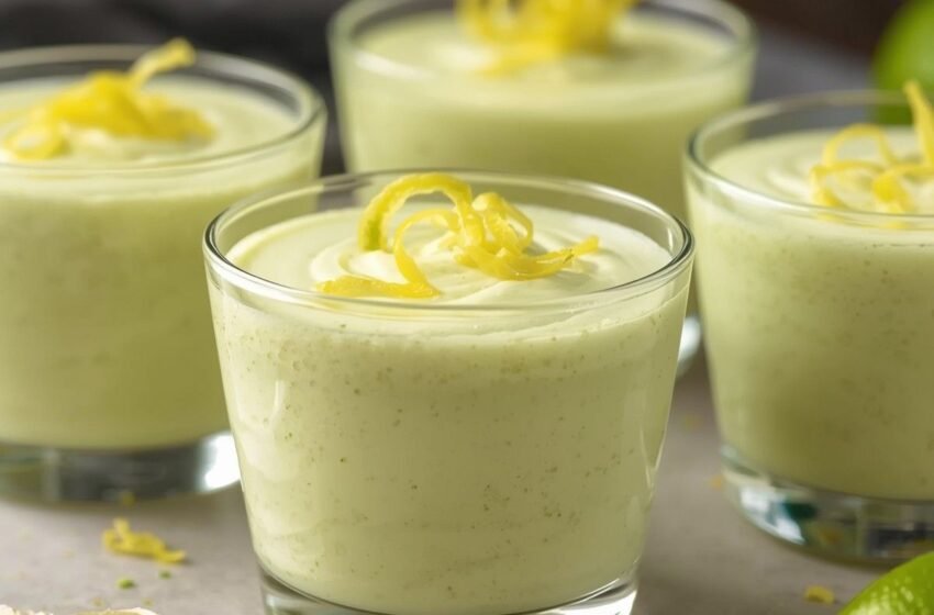 Keto Lime Mousse Cups