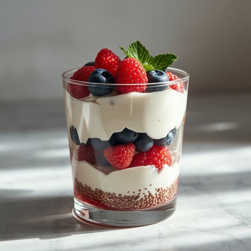 Cottage Cheese & Berry Parfait
