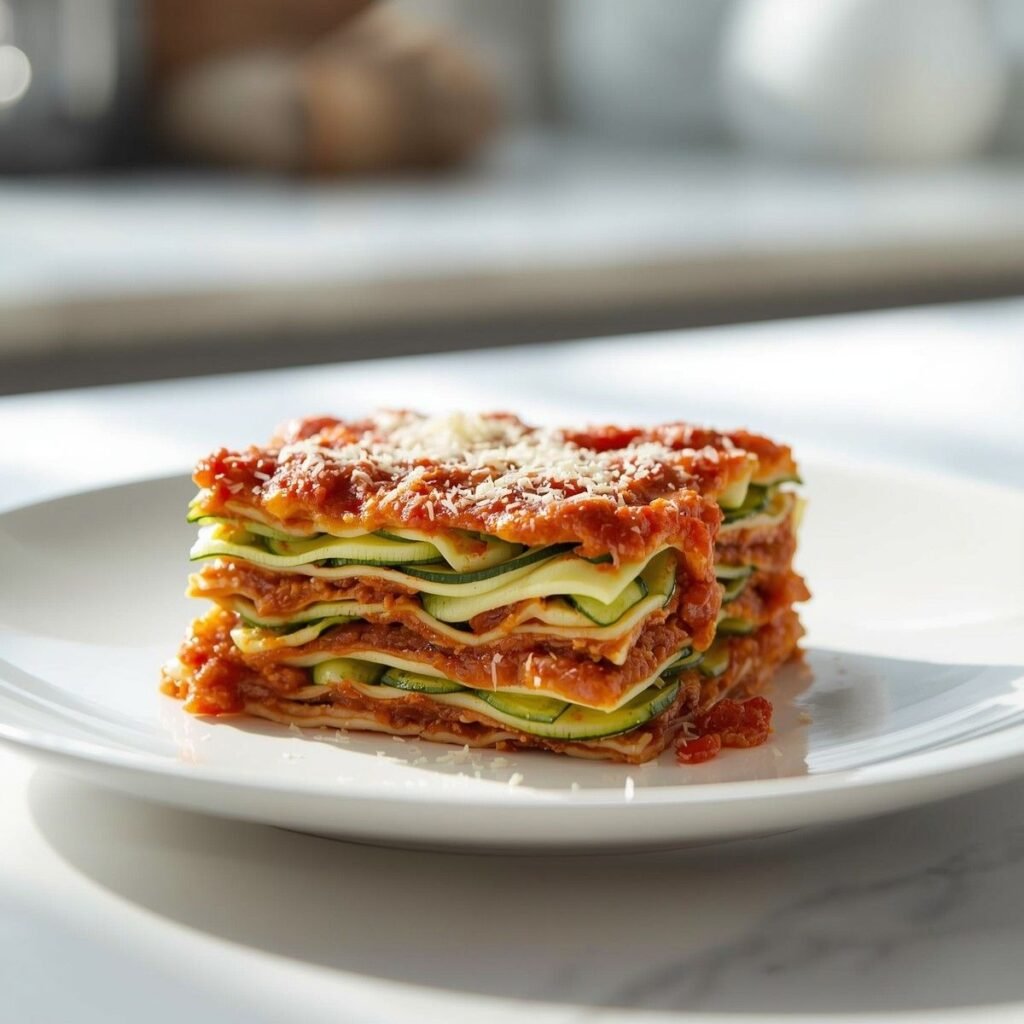 Zucchini Noodle Lasagna