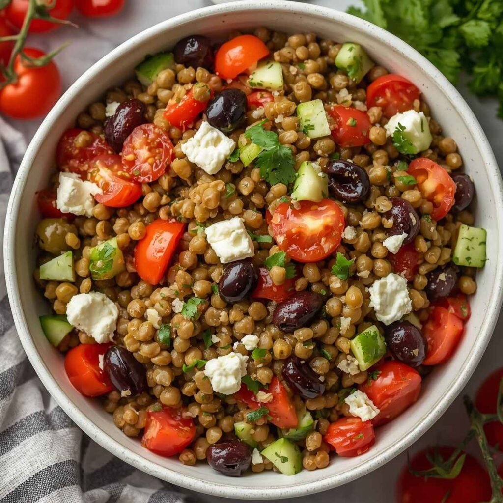 Mediterranean Lentil Salad