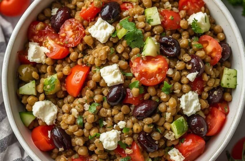 Mediterranean Lentil Salad