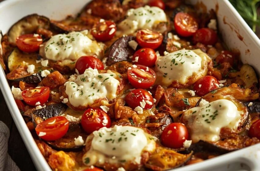 Mediterranean Roasted Vegetable Casserole
