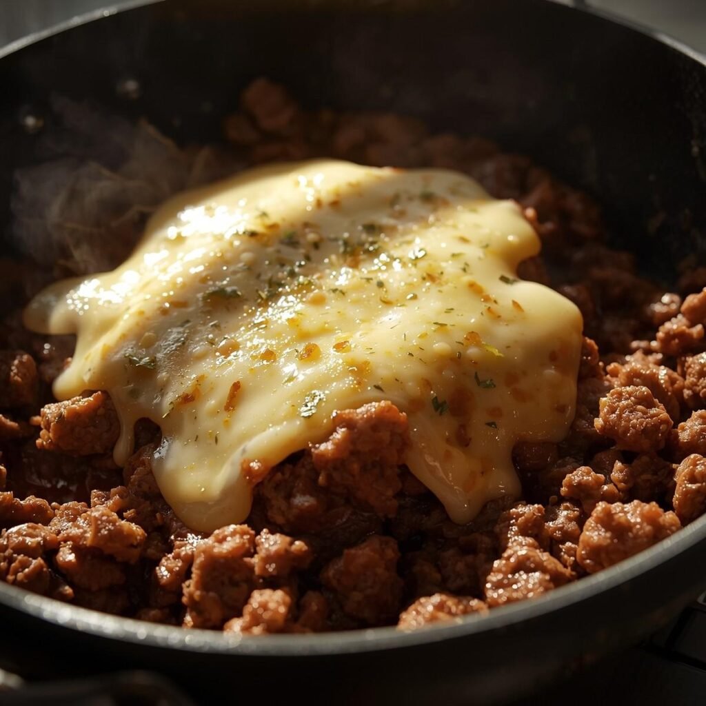 Cheesy Beef Skillet