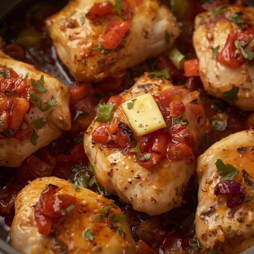 Chicken & Pepper Butter Toss