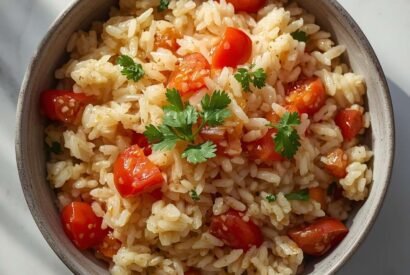 Thumbnail for Mediterranean Rice Salad You’ll Want with Everything