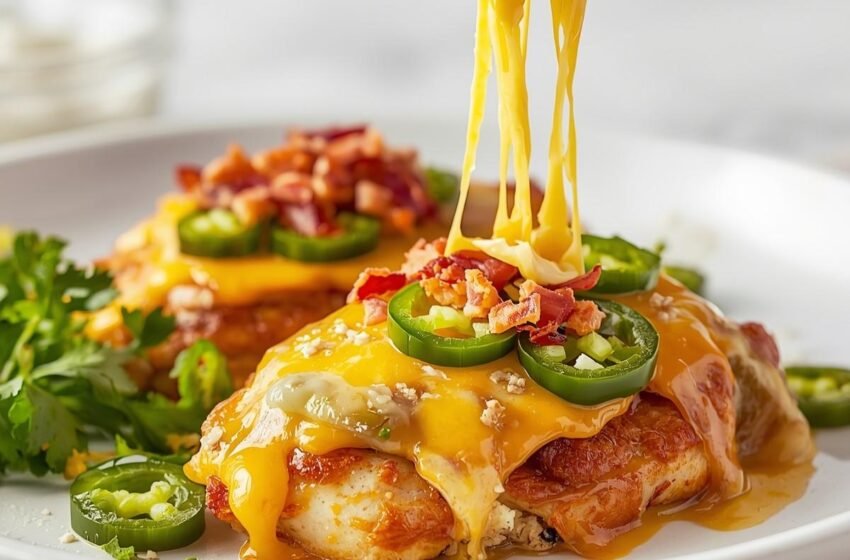 Keto Jalapeño Popper Chicken
