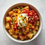 High-Protein Loaded Potato Taco Bowl