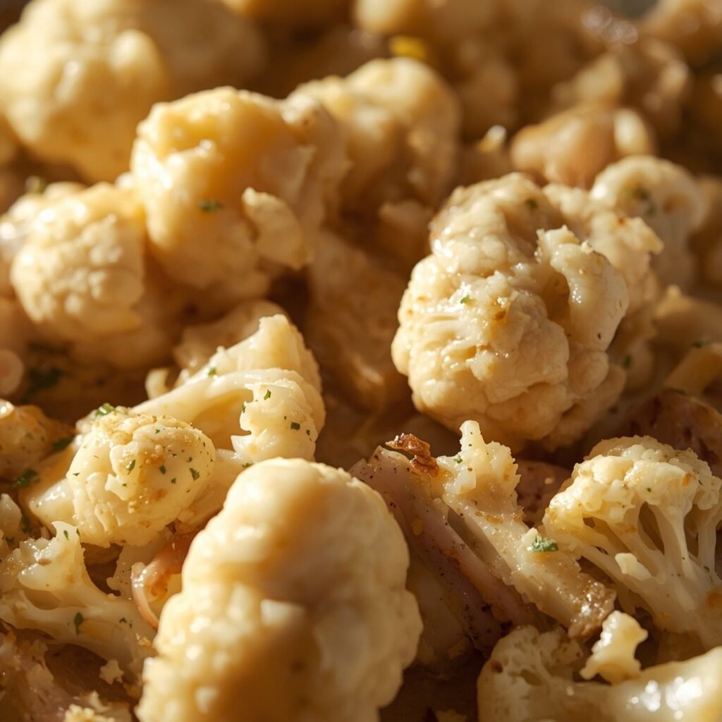 Creamy Cauliflower & Chicken Bowl