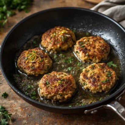 Mediterranean Chicken Patties