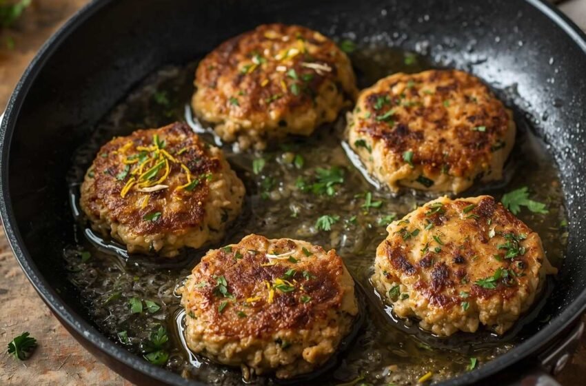 Mediterranean Chicken Patties