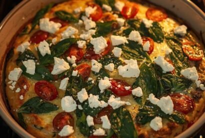 Thumbnail for Mediterranean Frittata (Easy Oven-Baked with Feta & Spinach)