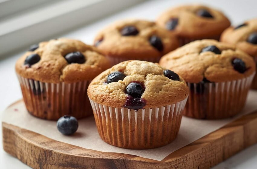 No-Added-Sugar Blueberry Muffins