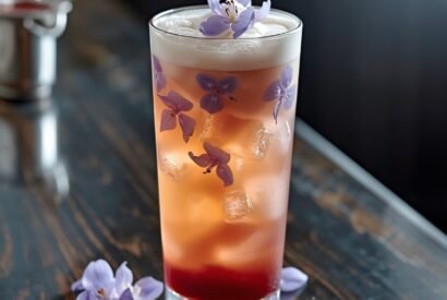 Thumbnail for Iced Butterfly Pea Flower Tea Latte