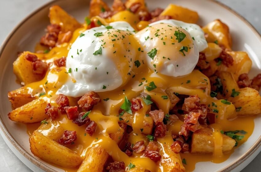 Poutine with Hollandaise Bliss