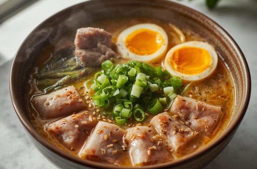 Savory Dumpling Ramen Bowl