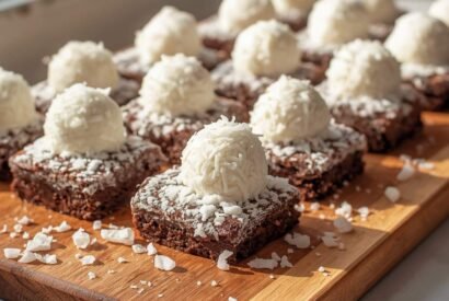Thumbnail for Snowball Brownies with Coconut Frosting