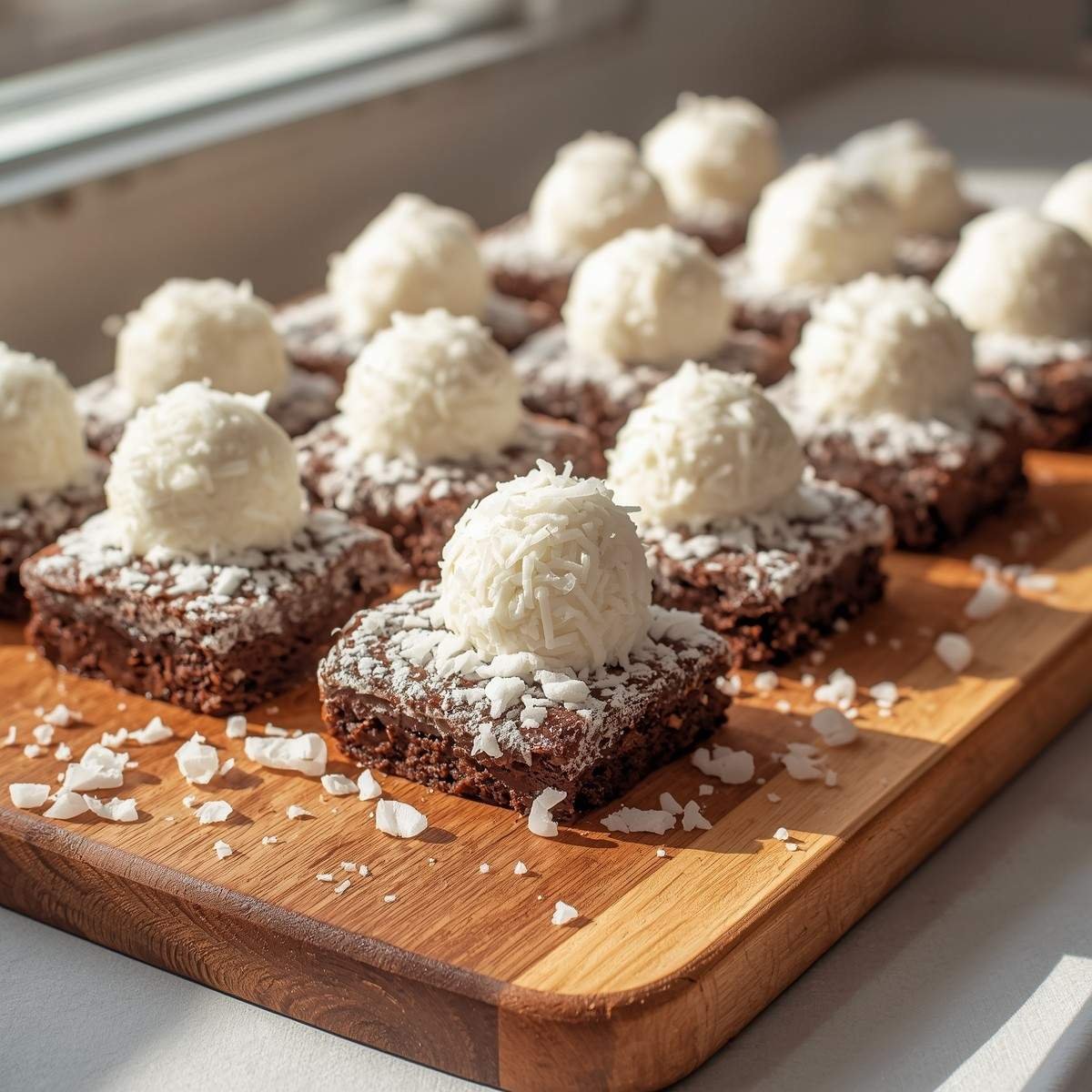 Snowball Brownies