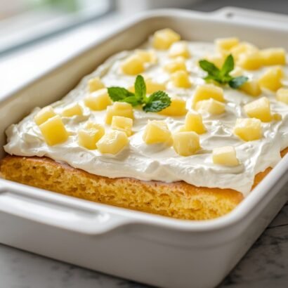 Sugar-Free Pineapple Cool Whip Cake