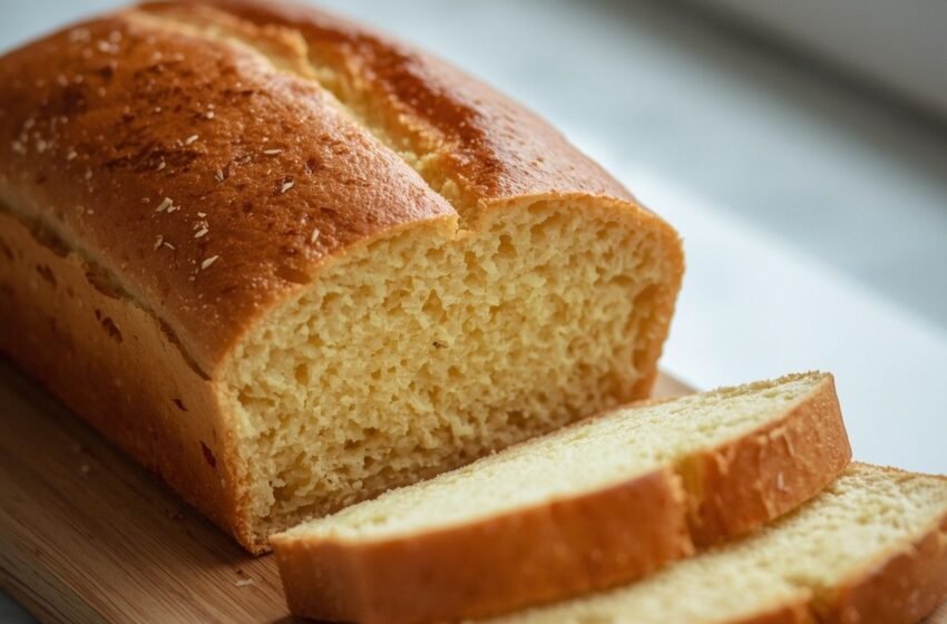 Sweet Condensed Milk Bread Loaf