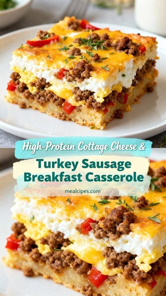 Turkey Sausage Breakfast Casserole