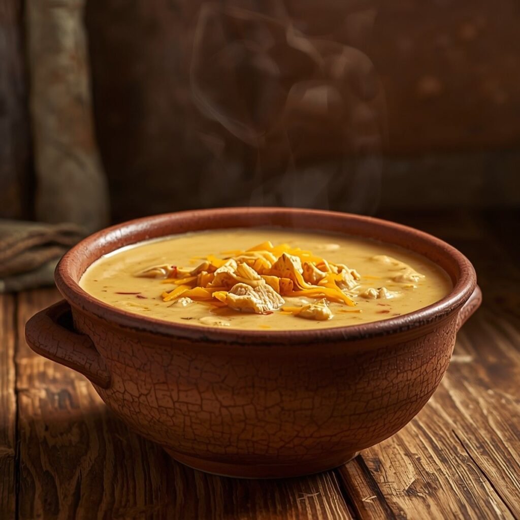 chicken taco soup in bowl