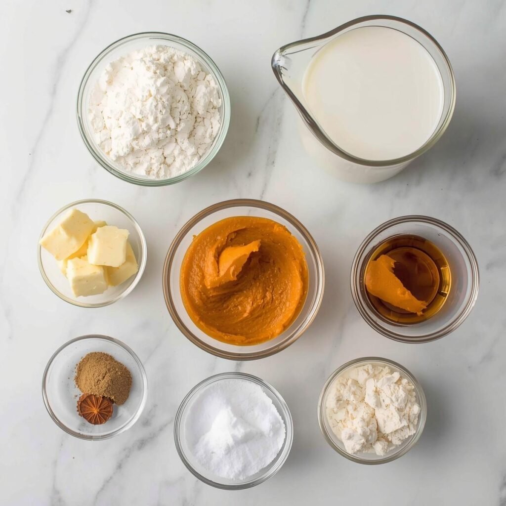 ingredients for Vegan Spiced Pumpkin Pop-Tarts