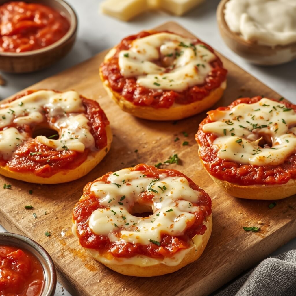 Air Fryer Pizza Bagels (Quick & Easy Mini Pizza Recipe)