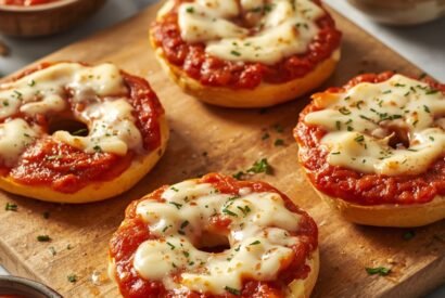 Thumbnail for Air Fryer Pizza Bagels (Quick & Easy Mini Pizza Recipe)
