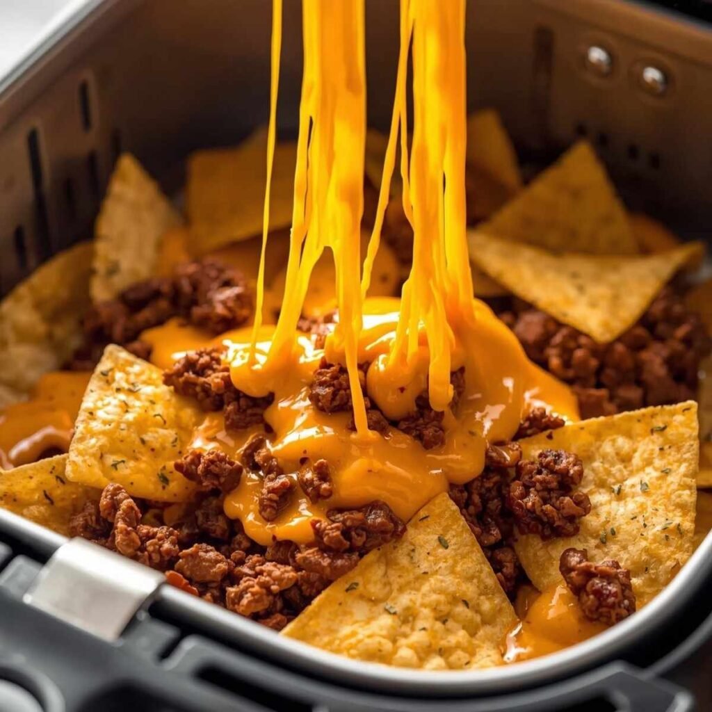 Air Fryer Nachos (Crispy, Cheesy & Loaded Snack)