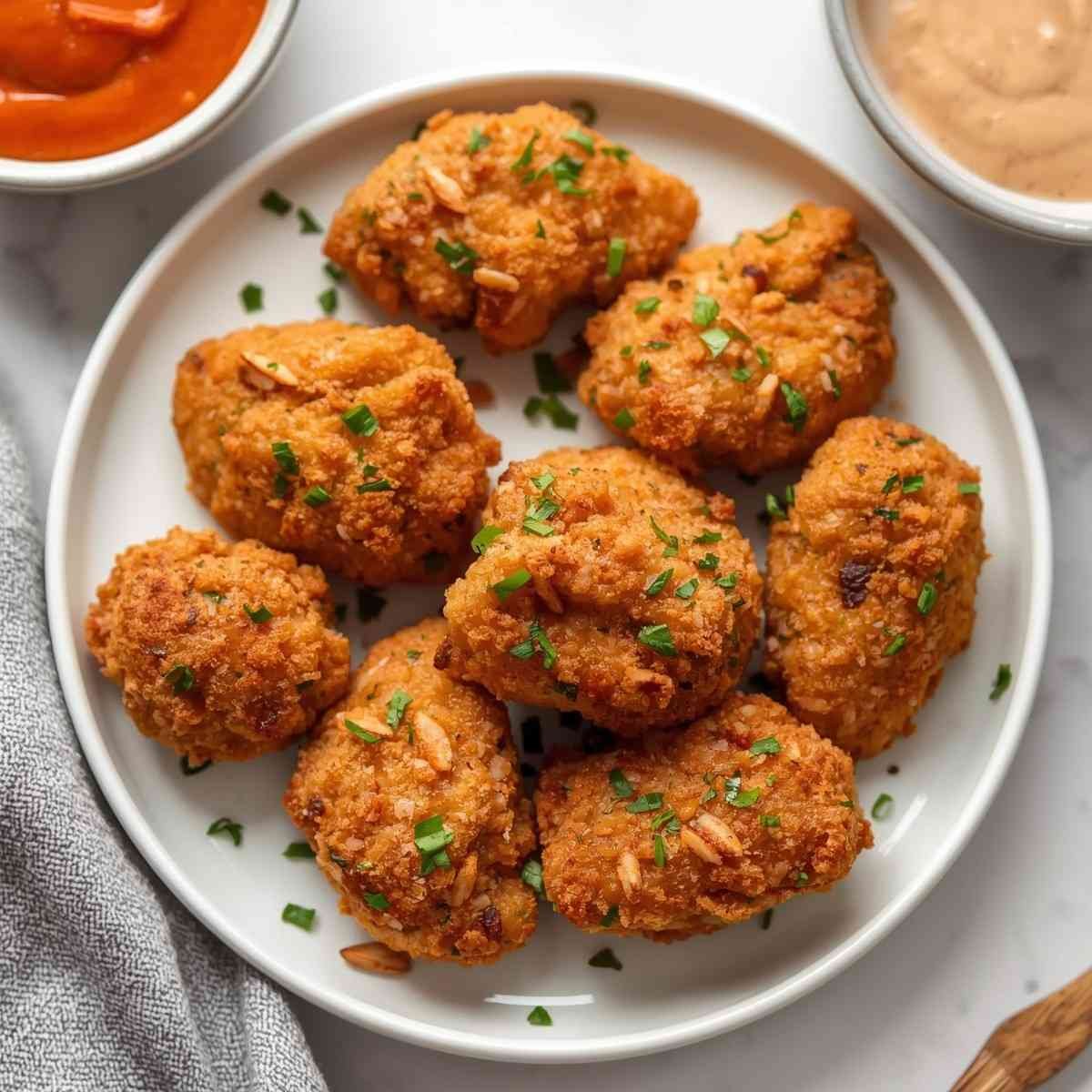 Almond Flour Chicken Nuggets (Keto, Low-Carb & Diabetes-Friendly)
