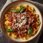 Authentic Italian Pappardelle Bolognese