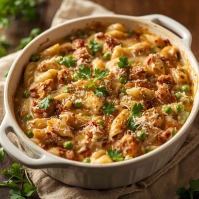 Creamy High-Protein Tuna Casserole