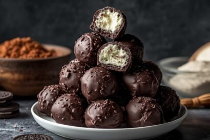 Thumbnail for Creamy Keto Oreo Balls Chocolate Enrich
