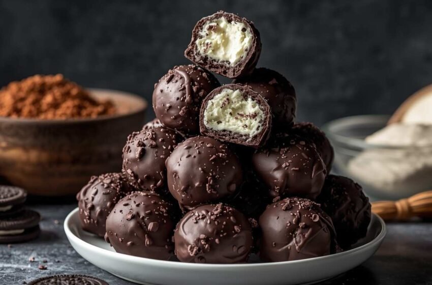 Creamy Keto Oreo Balls Chocolate Enrich
