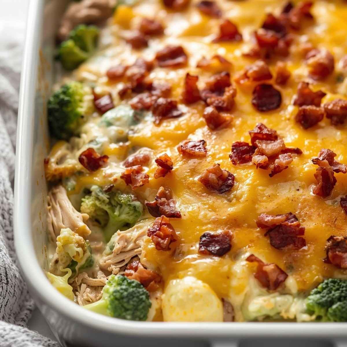 Easy Keto Chicken Casserole (Creamy Low-Carb Dinner)