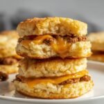 Fluffy Keto Sausage Cheese Biscuits (Easy Low-Carb Breakfast)