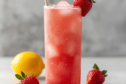 Thumbnail for Refreshing Frozen Strawberry Lemonade